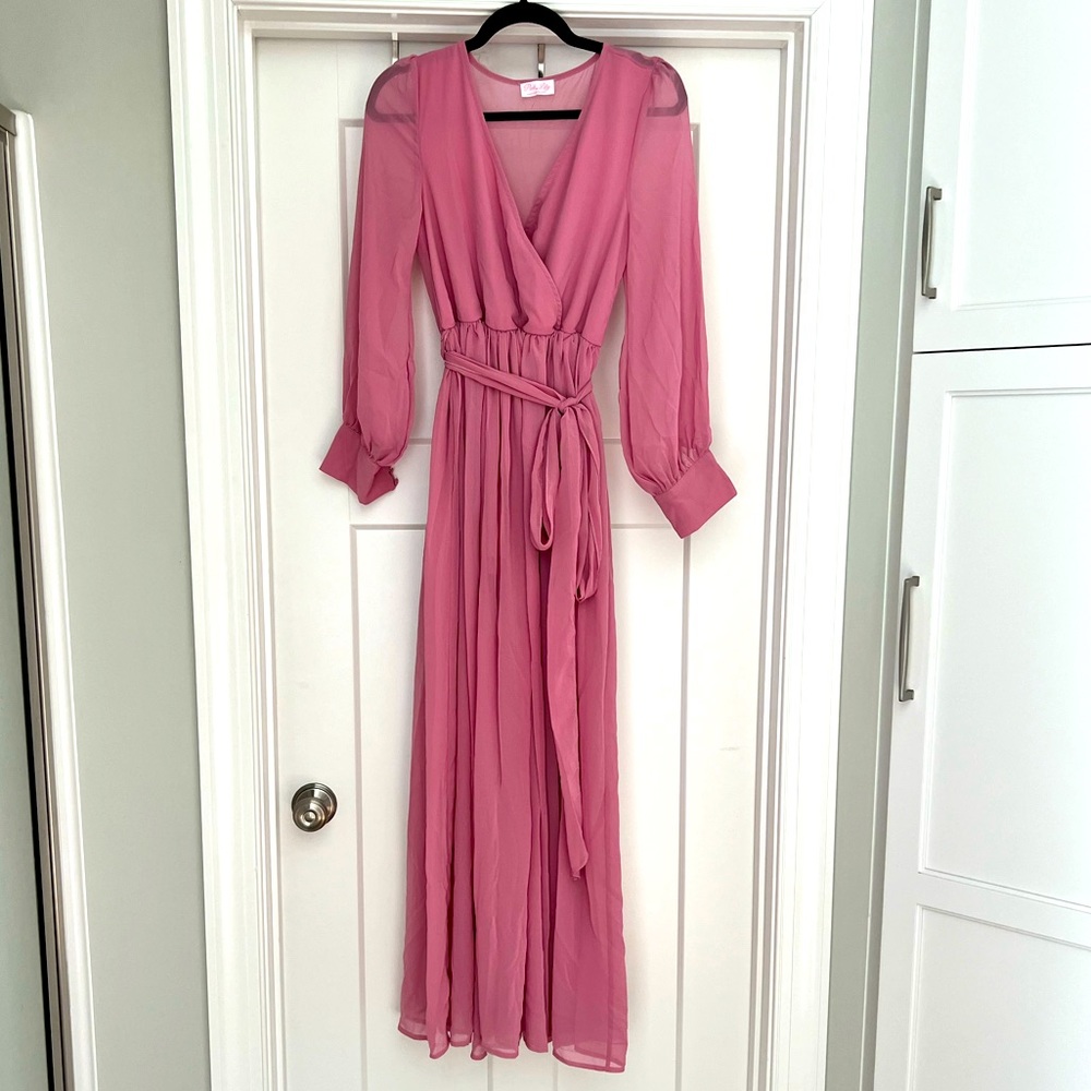 Pink Lily Maxi Dress
